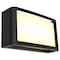 Access Lighting Malibu, Outdoor LED Wall Mount, Black Finish, Acrylic Lens 20023LEDDMG-BL/ACR - alternate 1